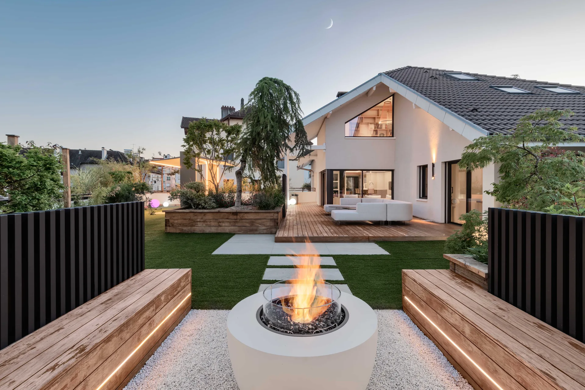 Photo du projet - Villa sur les toits Annecy